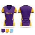 Tigers Women's Short Sleeve V-neck Shirt - 1