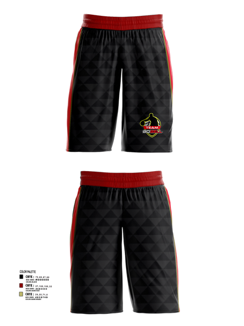 Mens Basketball Shorts, Team Bo Bell, Men's Basketball, Teamtime, Team time, sublimation, custom sports apparel, team uniforms, spirit wear, spiritwear, sports uniforms, custom shirts, team store, custom team store, fundraiser sports, apparel fundraiser