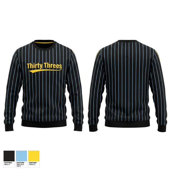 Crew Neck Sweatshirt, Thirty Threes, Softball, Teamtime, Team time, sublimation, custom sports apparel, team uniforms, spirit wear, spiritwear, sports uniforms, custom shirts, team store, custom team store, fundraiser sports, apparel fundraiser