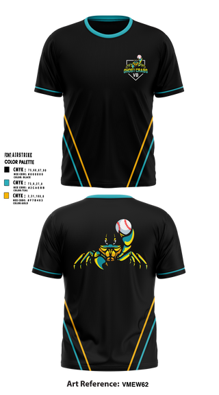 Short Sleeve Performance Shirt, Ghost Crabs, Baseball, Teamtime, Team time, sublimation, custom sports apparel, team uniforms, spirit wear, spiritwear, sports uniforms, custom shirts, team store, custom team store, fundraiser sports, apparel fundraiser