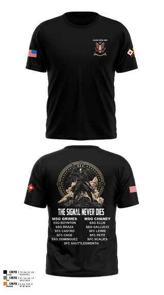Old School Cotton Feel Shirt, Senior Leaders Course FY26-009, Army, Teamtime, Team time, sublimation, custom sports apparel, team uniforms, spirit wear, spiritwear, sports uniforms, custom shirts, team store, custom team store, fundraiser sports, apparel fundraiser