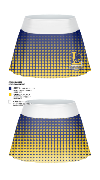 Skort, Lockport Lions, Cheer, Teamtime, Team time, sublimation, custom sports apparel, team uniforms, spirit wear, spiritwear, sports uniforms, custom shirts, team store, custom team store, fundraiser sports, apparel fundraiser