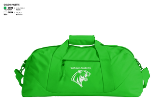 Duffle Bag, Calhoun Academy, Women's Basketball, Teamtime, Team time, sublimation, custom sports apparel, team uniforms, spirit wear, spiritwear, sports uniforms, custom shirts, team store, custom team store, fundraiser sports, apparel fundraiser