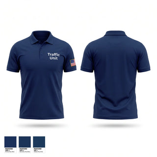 Short Sleeve Performance Polo, Traffic Unit, Police, Teamtime, Team time, sublimation, custom sports apparel, team uniforms, spirit wear, spiritwear, sports uniforms, custom shirts, team store, custom team store, fundraiser sports, apparel fundraiser