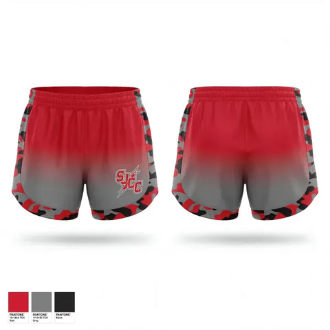 Womens Shorts, SJCC Wrestling, Wrestling, Teamtime, Team time, sublimation, custom sports apparel, team uniforms, spirit wear, spiritwear, sports uniforms, custom shirts, team store, custom team store, fundraiser sports, apparel fundraiser