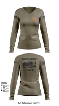 Green Haven CERT 13019233 Women's Long Sleeve V-neck Shirt - 117 (1)