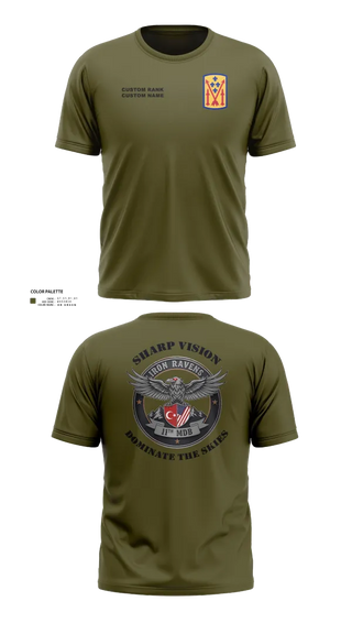 Old School Cotton Feel Shirt, 11th MDB, Army, Teamtime, Team time, sublimation, custom sports apparel, team uniforms, spirit wear, spiritwear, sports uniforms, custom shirts, team store, custom team store, fundraiser sports, apparel fundraiser