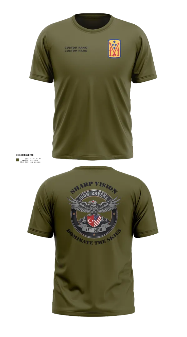 Old School Cotton Feel Shirt, 11th MDB, Army, Teamtime, Team time, sublimation, custom sports apparel, team uniforms, spirit wear, spiritwear, sports uniforms, custom shirts, team store, custom team store, fundraiser sports, apparel fundraiser
