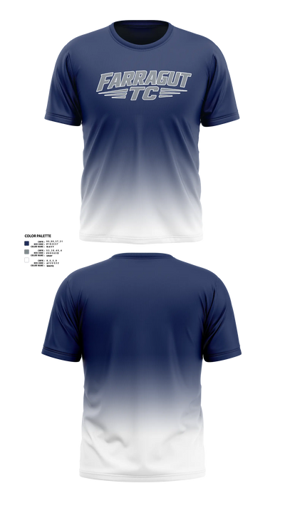 Farragut Track Club Short Sleeve Performance Shirt - 30