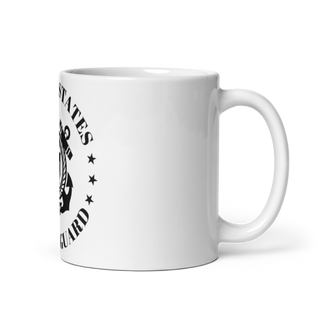 Coast Guard Station Port Aransas 18143377 White Glossy Mug - Small