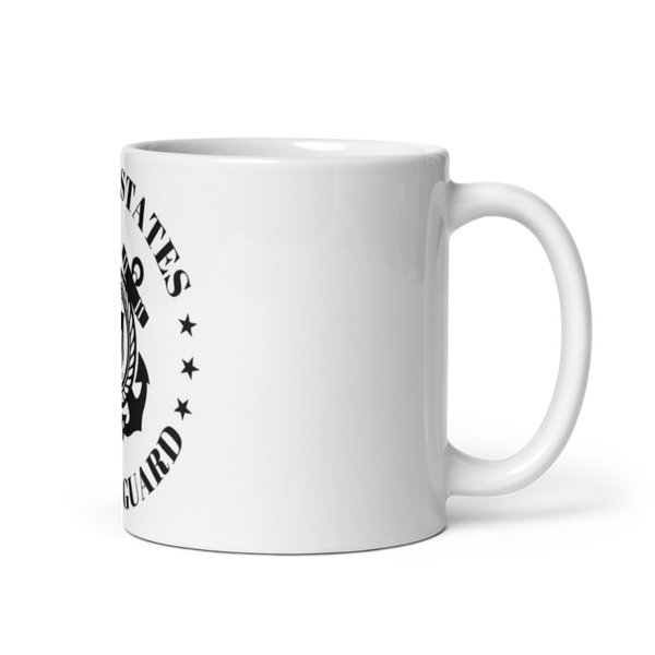 Coast Guard Station Port Aransas 18143377 White Glossy Mug - Small
