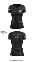 SID ICAC 43458050 Women's Short Sleeve V-neck Shirt - 2