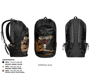 Gear Bag, Killshot, Track & Field, Teamtime, Team time, sublimation, custom sports apparel, team uniforms, spirit wear, spiritwear, sports uniforms, custom shirts, team store, custom team store, fundraiser sports, apparel fundraiser