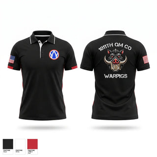 Short Sleeve Performance Polo, 1011 QM, Army, Teamtime, Team time, sublimation, custom sports apparel, team uniforms, spirit wear, spiritwear, sports uniforms, custom shirts, team store, custom team store, fundraiser sports, apparel fundraiser