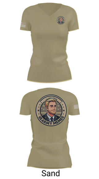 Womens Short Sleeve Vneck Shirt, U.S Army memes, , Teamtime, Team time, sublimation, custom sports apparel, team uniforms, spirit wear, spiritwear, sports uniforms, custom shirts, team store, custom team store, fundraiser sports, apparel fundraiser