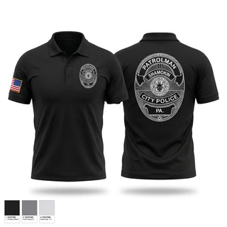 Short Sleeve Performance Polo, Shamokin City Police, Police, Teamtime, Team time, sublimation, custom sports apparel, team uniforms, spirit wear, spiritwear, sports uniforms, custom shirts, team store, custom team store, fundraiser sports, apparel fundraiser