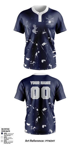 Two Button Baseball Jersey, KC Elite, Softball, Teamtime, Team time, sublimation, custom sports apparel, team uniforms, spirit wear, spiritwear, sports uniforms, custom shirts, team store, custom team store, fundraiser sports, apparel fundraiser