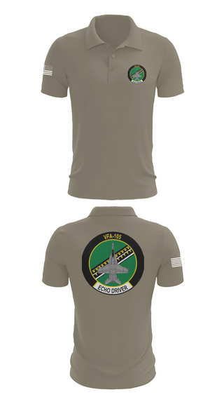 Short Sleeve Performance Polo, VFA-105, , Teamtime, Team time, sublimation, custom sports apparel, team uniforms, spirit wear, spiritwear, sports uniforms, custom shirts, team store, custom team store, fundraiser sports, apparel fundraiser