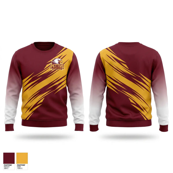 Crew Neck Sweatshirt, Pettus Eagles, , Teamtime, Team time, sublimation, custom sports apparel, team uniforms, spirit wear, spiritwear, sports uniforms, custom shirts, team store, custom team store, fundraiser sports, apparel fundraiser