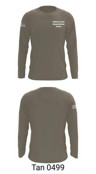 Long Sleeve Performance Shirt, VBPD Crisis Negotiation team, Police, Teamtime, Team time, sublimation, custom sports apparel, team uniforms, spirit wear, spiritwear, sports uniforms, custom shirts, team store, custom team store, fundraiser sports, apparel fundraiser