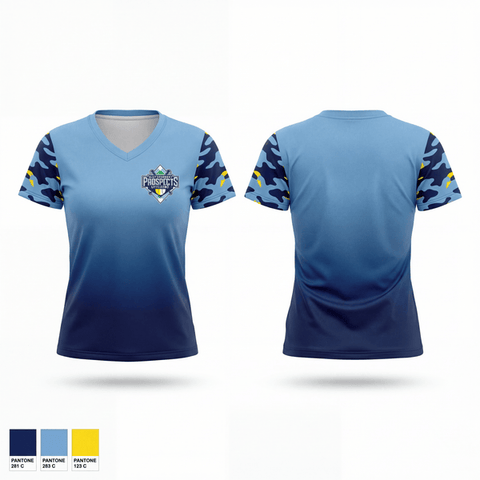 Womens Short Sleeve Vneck Shirt, Valley Providence Little League, Baseball, Teamtime, Team time, sublimation, custom sports apparel, team uniforms, spirit wear, spiritwear, sports uniforms, custom shirts, team store, custom team store, fundraiser sports, apparel fundraiser