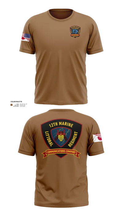 12th MLR Headquarters Element 19917243 Old School Cotton Feel Shirt - 121