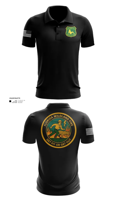 Florida 43193652 Short Sleeve Performance Polo - 100
