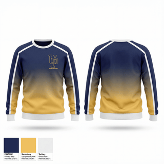 Crew Neck Sweatshirt, Upper perk tribe, Cheer, Teamtime, Team time, sublimation, custom sports apparel, team uniforms, spirit wear, spiritwear, sports uniforms, custom shirts, team store, custom team store, fundraiser sports, apparel fundraiser