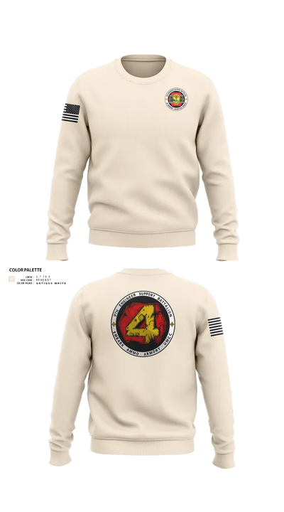 9th Engineer Support Battalion 95542880 Crew Neck Sweatshirt - 21