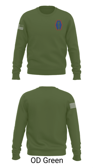 Crew Neck Sweatshirt, 100th BN 442nd IN, , Teamtime, Team time, sublimation, custom sports apparel, team uniforms, spirit wear, spiritwear, sports uniforms, custom shirts, team store, custom team store, fundraiser sports, apparel fundraiser