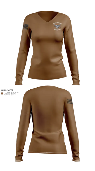 Womens Long Sleeve Vneck Shirt, SORT, Police, Teamtime, Team time, sublimation, custom sports apparel, team uniforms, spirit wear, spiritwear, sports uniforms, custom shirts, team store, custom team store, fundraiser sports, apparel fundraiser