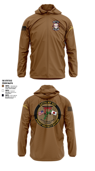 Windbreaker, 247TH Military Police Detachment, Army, Teamtime, Team time, sublimation, custom sports apparel, team uniforms, spirit wear, spiritwear, sports uniforms, custom shirts, team store, custom team store, fundraiser sports, apparel fundraiser
