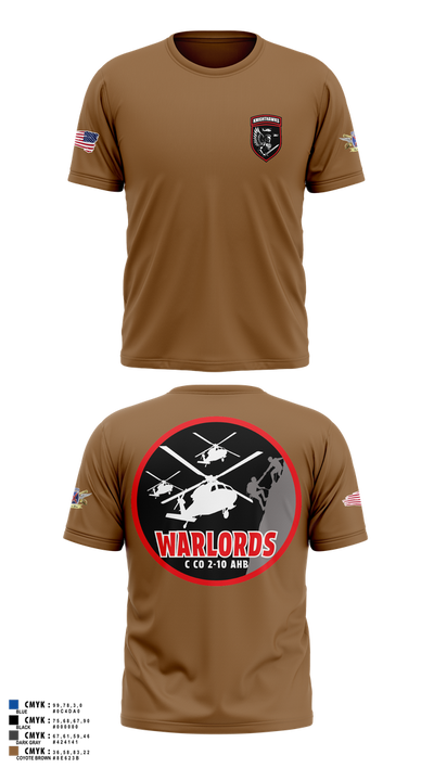 2-10 AHB Knighthawks 14380811 Short Sleeve Performance Shirt - 67