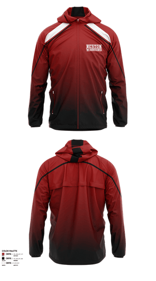 Windbreaker, Reston Warriors, Baseball, Teamtime, Team time, sublimation, custom sports apparel, team uniforms, spirit wear, spiritwear, sports uniforms, custom shirts, team store, custom team store, fundraiser sports, apparel fundraiser