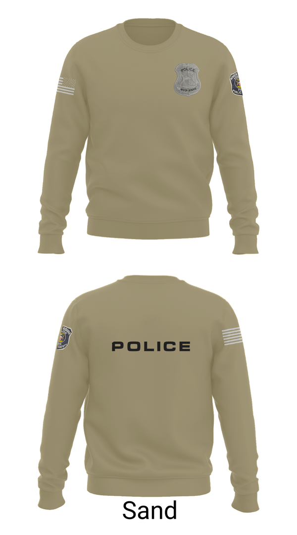 Crew Neck Sweatshirt, RRPD, Police, Teamtime, Team time, sublimation, custom sports apparel, team uniforms, spirit wear, spiritwear, sports uniforms, custom shirts, team store, custom team store, fundraiser sports, apparel fundraiser
