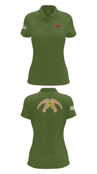 Womens Short Sleeve Performance Polo, Cronos, Army, Teamtime, Team time, sublimation, custom sports apparel, team uniforms, spirit wear, spiritwear, sports uniforms, custom shirts, team store, custom team store, fundraiser sports, apparel fundraiser