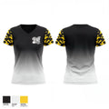 Huntington Middle School Track & Field 23391427 Women's Short Sleeve V-neck Shirt - 1