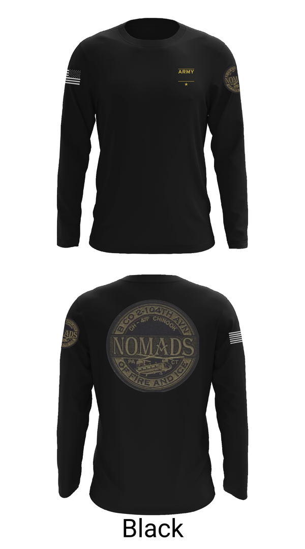 Long Sleeve Performance Shirt, E CO 169 AVN, National Guard, Teamtime, Team time, sublimation, custom sports apparel, team uniforms, spirit wear, spiritwear, sports uniforms, custom shirts, team store, custom team store, fundraiser sports, apparel fundraiser