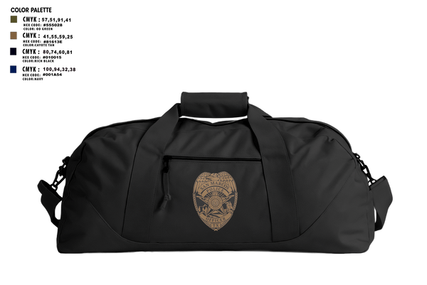 Duffle Bag, San Marcos Police Drone Unit, Police, Teamtime, Team time, sublimation, custom sports apparel, team uniforms, spirit wear, spiritwear, sports uniforms, custom shirts, team store, custom team store, fundraiser sports, apparel fundraiser
