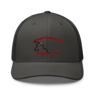 2 Rivers Construction 23011625 Retro Trucker Hat | Yupoong 6606