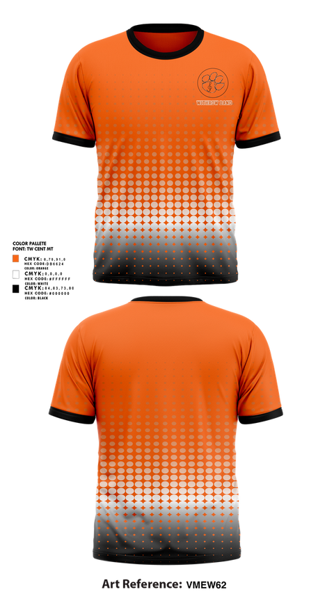 Short Sleeve Performance Shirt, Withrow Band, Spirit Store, Teamtime, Team time, sublimation, custom sports apparel, team uniforms, spirit wear, spiritwear, sports uniforms, custom shirts, team store, custom team store, fundraiser sports, apparel fundraiser