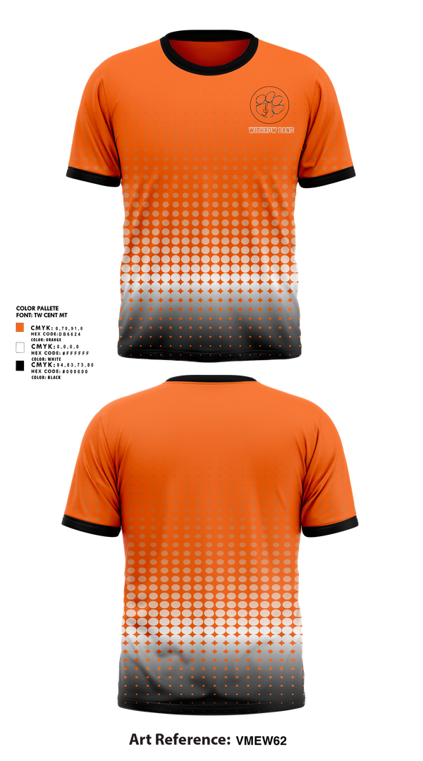 Short Sleeve Performance Shirt, Withrow Band, Spirit Store, Teamtime, Team time, sublimation, custom sports apparel, team uniforms, spirit wear, spiritwear, sports uniforms, custom shirts, team store, custom team store, fundraiser sports, apparel fundraiser