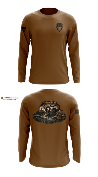 Long Sleeve Performance Shirt, TF Guardian, Army, Teamtime, Team time, sublimation, custom sports apparel, team uniforms, spirit wear, spiritwear, sports uniforms, custom shirts, team store, custom team store, fundraiser sports, apparel fundraiser