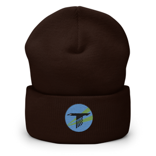 World Famous Black Ravens 41628241 Cuffed Beanie | Yupoong 1501KC