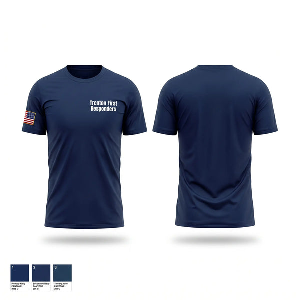 Short Sleeve Performance Shirt, Trenton First Responders, EMS/EMT, Teamtime, Team time, sublimation, custom sports apparel, team uniforms, spirit wear, spiritwear, sports uniforms, custom shirts, team store, custom team store, fundraiser sports, apparel fundraiser