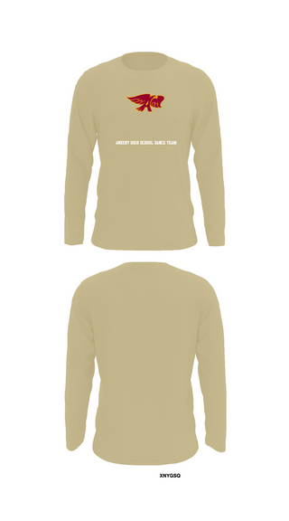 Long Sleeve Performance Shirt, Ankeny High School Dance Team, Spirit Store, Teamtime, Team time, sublimation, custom sports apparel, team uniforms, spirit wear, spiritwear, sports uniforms, custom shirts, team store, custom team store, fundraiser sports, apparel fundraiser