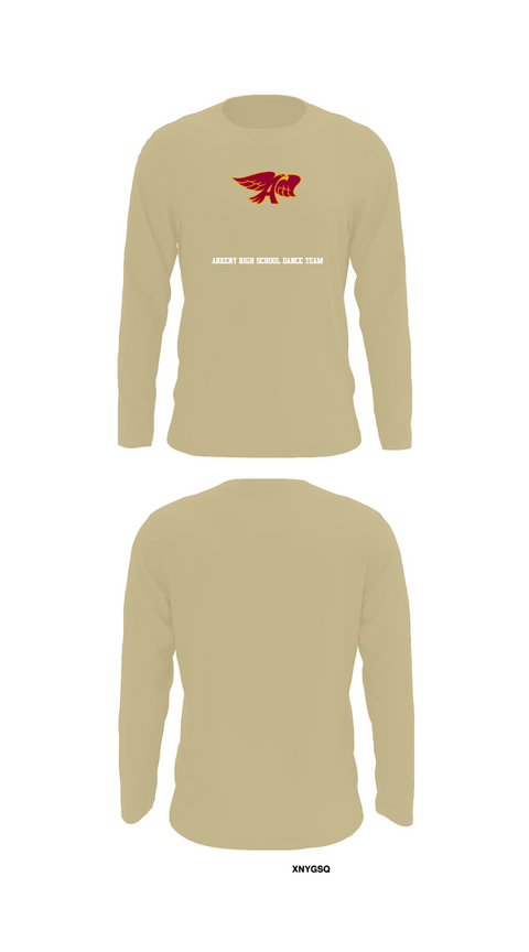 Long Sleeve Performance Shirt, Ankeny High School Dance Team, Spirit Store, Teamtime, Team time, sublimation, custom sports apparel, team uniforms, spirit wear, spiritwear, sports uniforms, custom shirts, team store, custom team store, fundraiser sports, apparel fundraiser
