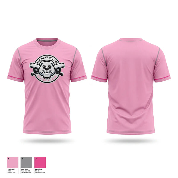 Short Sleeve Performance Shirt, Bad News Bullies, Softball, Teamtime, Team time, sublimation, custom sports apparel, team uniforms, spirit wear, spiritwear, sports uniforms, custom shirts, team store, custom team store, fundraiser sports, apparel fundraiser