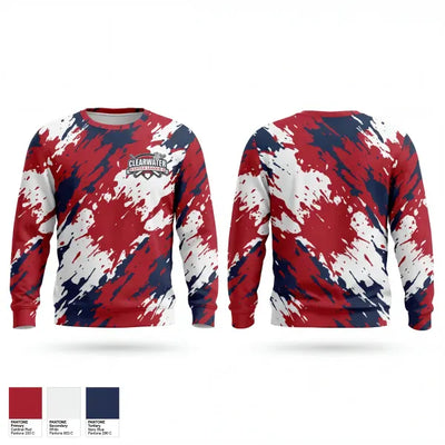 Clearwater Little League 75585206 Crew Neck Sweatshirt - 1 (2)
