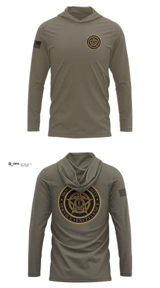 Long Sleeve Performance Shirt with hood, Webster County Sheriff's Office, Police, Teamtime, Team time, sublimation, custom sports apparel, team uniforms, spirit wear, spiritwear, sports uniforms, custom shirts, team store, custom team store, fundraiser sports, apparel fundraiser